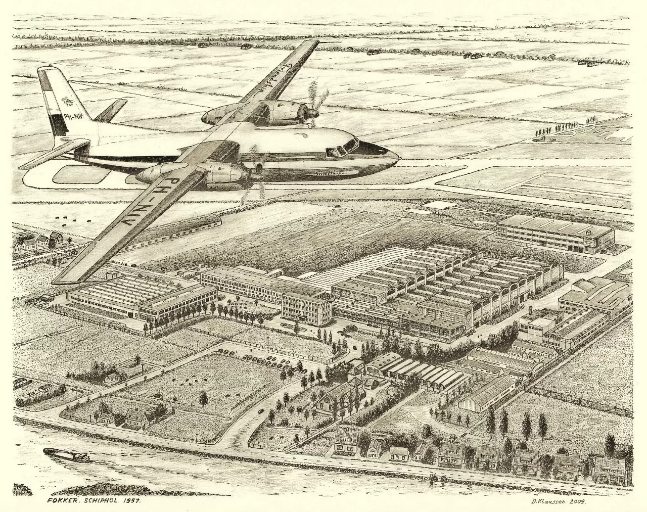 Fokker Schiphol 1957