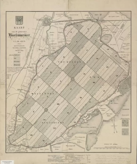 15. De Geus Verkavelingskaart 1855